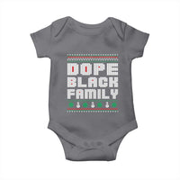 African American Family Christmas Baby Onesie Dope Black Family Matching Ugly Xmas