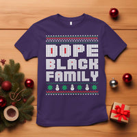 African American Family Christmas T Shirt Dope Black Family Matching Ugly Xmas - Wonder Print Shop