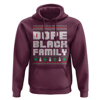 African American Family Christmas Hoodie Dope Black Family Matching Ugly Xmas