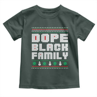 African American Family Christmas Toddler T Shirt Dope Black Family Matching Ugly Xmas