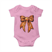 Basketball Coquette Bow Baby Onesie Game Day