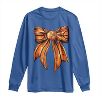 Basketball Coquette Bow Long Sleeve Shirt Game Day