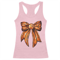Basketball Coquette Bow Racerback Tank Top Game Day