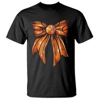 Basketball Coquette Bow T Shirt Game Day - Wonder Print Shop