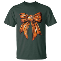 Basketball Coquette Bow T Shirt Game Day - Wonder Print Shop