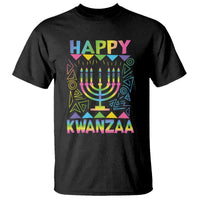 Happy Kwanzaa T Shirt Christmas African American Heritage Holiday Kinara Mazao - Wonder Print Shop