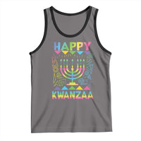 Happy Kwanzaa Tank Top Christmas African American Heritage Holiday Kinara Mazao - Wonder Print Shop