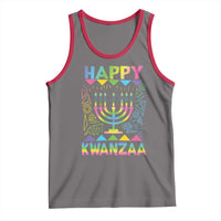 Happy Kwanzaa Tank Top Christmas African American Heritage Holiday Kinara Mazao - Wonder Print Shop