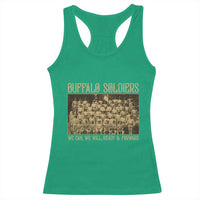 Buffalo Soldiers Racerback Tank Top 9th and 10th Cavalry African American Heros Black Soldiers - Wonder Print Shop