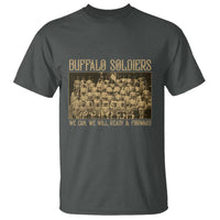 Buffalo Soldiers T Shirt 9th and 10th Cavalry African American Heros Black Soldiers - Wonder Print Shop