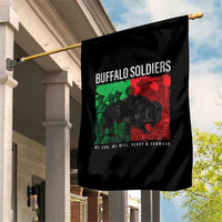 Buffalo Soldiers Garden Flag 9th and 10th Cavalry Afro African American Heros - Wonder Print Shop