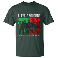 Buffalo Soldiers T Shirt 9th and 10th Cavalry Afro African American Heros - Wonder Print Shop