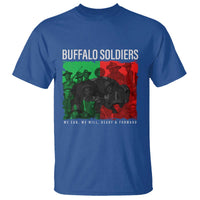 Buffalo Soldiers T Shirt 9th and 10th Cavalry Afro African American Heros - Wonder Print Shop