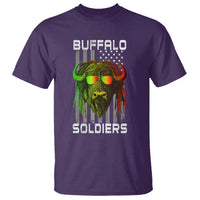 Retro Buffalo Soldiers T Shirt 9th and 10th Cavalry African American Heros USA Flag - Wonder Print Shop
