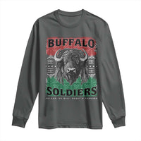 Buffalo Soldiers Long Sleeve Shirt Retro African American Black History - Wonder Print Shop
