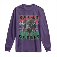 Buffalo Soldiers Long Sleeve Shirt Retro African American Black History - Wonder Print Shop