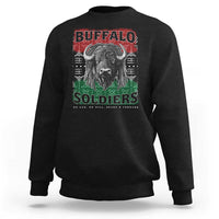 Buffalo Soldiers Sweatshirt Retro African American Black History - Wonder Print Shop