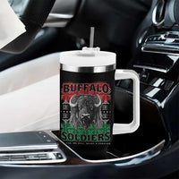 Buffalo Soldiers Tumbler With Handle Retro African American Black History - Wonder Print Shop