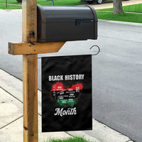 Black History Leaders Garden Flag African American Milestones Map Civil Right - Wonder Print Shop