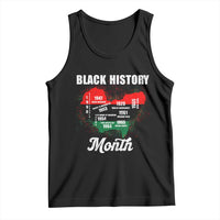 Black History Leaders Tank Top African American Milestones Map Civil Right - Wonder Print Shop
