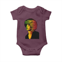 Angela Davis Inspirational Quote Baby Onesie Black History Month Afro Woman Activist - Wonder Print Shop