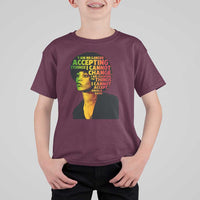 Angela Davis Inspirational Quote T Shirt For Kid Black History Month Afro Woman Activist - Wonder Print Shop