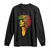 Angela Davis Inspirational Quote Long Sleeve Shirt Black History Month Afro Woman Activist - Wonder Print Shop