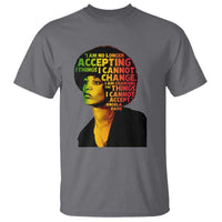 Angela Davis Inspirational Quote T Shirt Black History Month Afro Woman Activist - Wonder Print Shop
