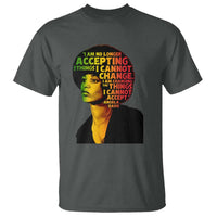 Angela Davis Inspirational Quote T Shirt Black History Month Afro Woman Activist - Wonder Print Shop