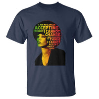 Angela Davis Inspirational Quote T Shirt Black History Month Afro Woman Activist - Wonder Print Shop