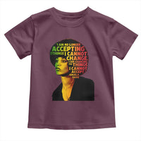 Angela Davis Inspirational Quote Toddler T Shirt Black History Month Afro Woman Activist - Wonder Print Shop