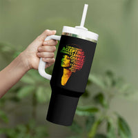 Angela Davis Inspirational Quote Tumbler With Handle Black History Month Afro Woman Activist - Wonder Print Shop