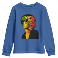 Angela Davis Inspirational Quote Youth Sweatshirt Black History Month Afro Woman Activist - Wonder Print Shop