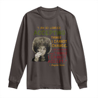 Black History Month Angela Davis Long Sleeve Shirt Black Panther Party Feminist Human Rights Inspirational Quote
