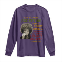 Black History Month Angela Davis Long Sleeve Shirt Black Panther Party Feminist Human Rights Inspirational Quote