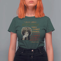 Black History Month Angela Davis T Shirt For Women Black Panther Party Feminist Human Rights Inspirational Quote