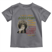 Black History Month Angela Davis Toddler T Shirt Black Panther Party Feminist Human Rights Inspirational Quote