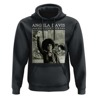 Black History Month Angela Davis Hoodie Raise Your Voice Feminist Human Rights
