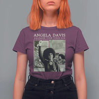 Black History Month Angela Davis T Shirt For Women Raise Your Voice Feminist Human Rights