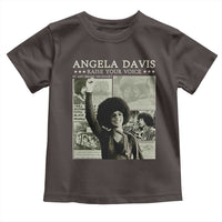 Black History Month Angela Davis Toddler T Shirt Raise Your Voice Feminist Human Rights