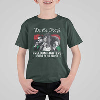 Vintage Black Panther Party T Shirt For Kid Huey P. Newton Malcolm X Angela Davis Black History