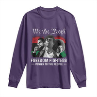 Vintage Black Panther Party Long Sleeve Shirt Huey P. Newton Malcolm X Angela Davis Black History