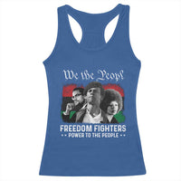 Vintage Black Panther Party Racerback Tank Top Huey P. Newton Malcolm X Angela Davis Black History