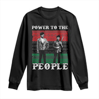 Vintage Black Panthers Party Long Sleeve Shirt Power To The People Self Defense Black History