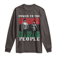 Vintage Black Panthers Party Long Sleeve Shirt Power To The People Self Defense Black History