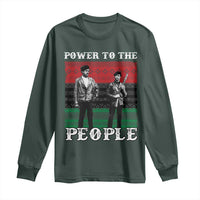 Vintage Black Panthers Party Long Sleeve Shirt Power To The People Self Defense Black History