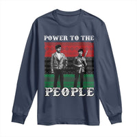 Vintage Black Panthers Party Long Sleeve Shirt Power To The People Self Defense Black History