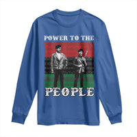 Vintage Black Panthers Party Long Sleeve Shirt Power To The People Self Defense Black History