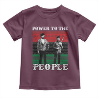 Vintage Black Panthers Party Toddler T Shirt Power To The People Self Defense Black History