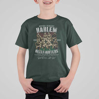 Halem Hellfighters T Shirt For Kid African American Black Military History Soldiers WWI WWII